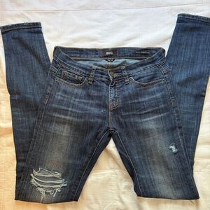 BDG Denim Skinny Jeans Deconstructed Medium Rise 26 Waist 34 inseam TALL